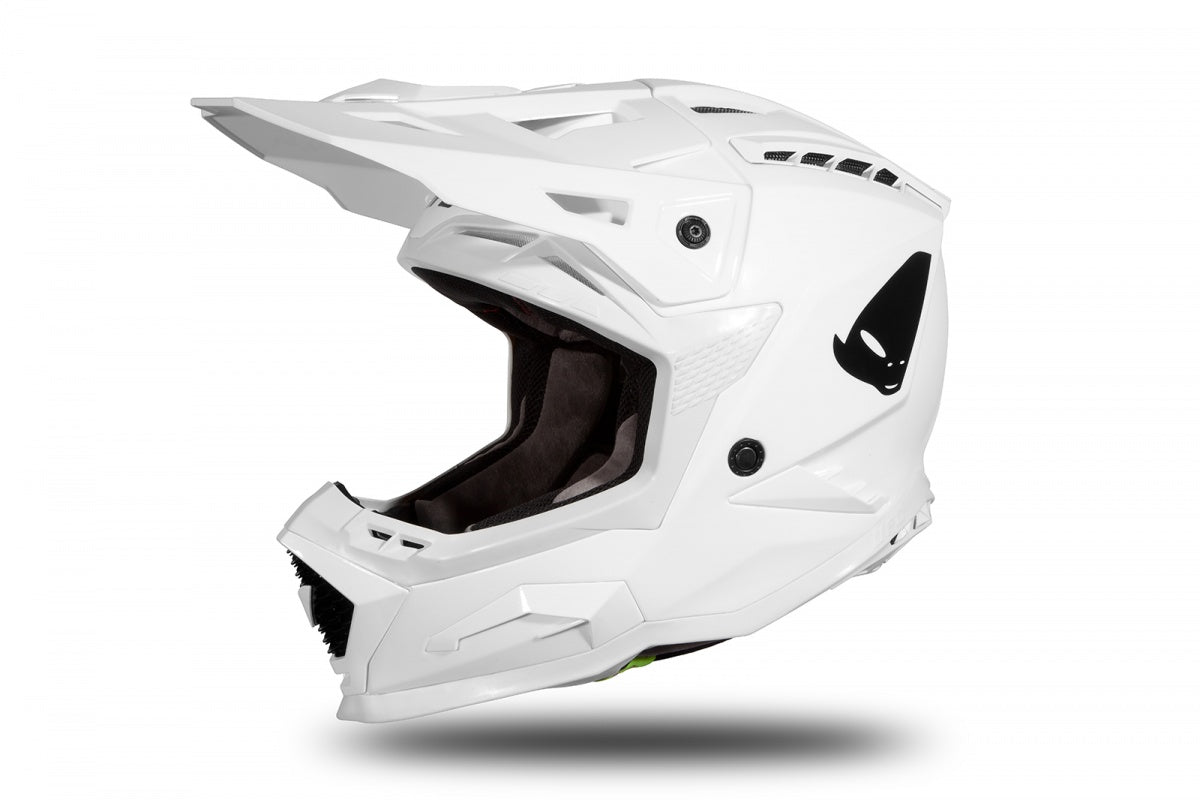 CASCO DE MOTOCROSS ECHUS BLANCO BRILLANTE