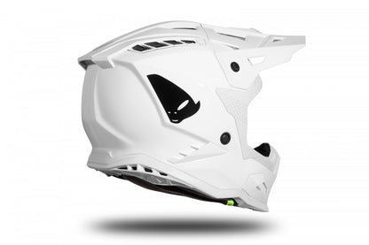 CASCO DE MOTOCROSS ECHUS BLANCO BRILLANTE