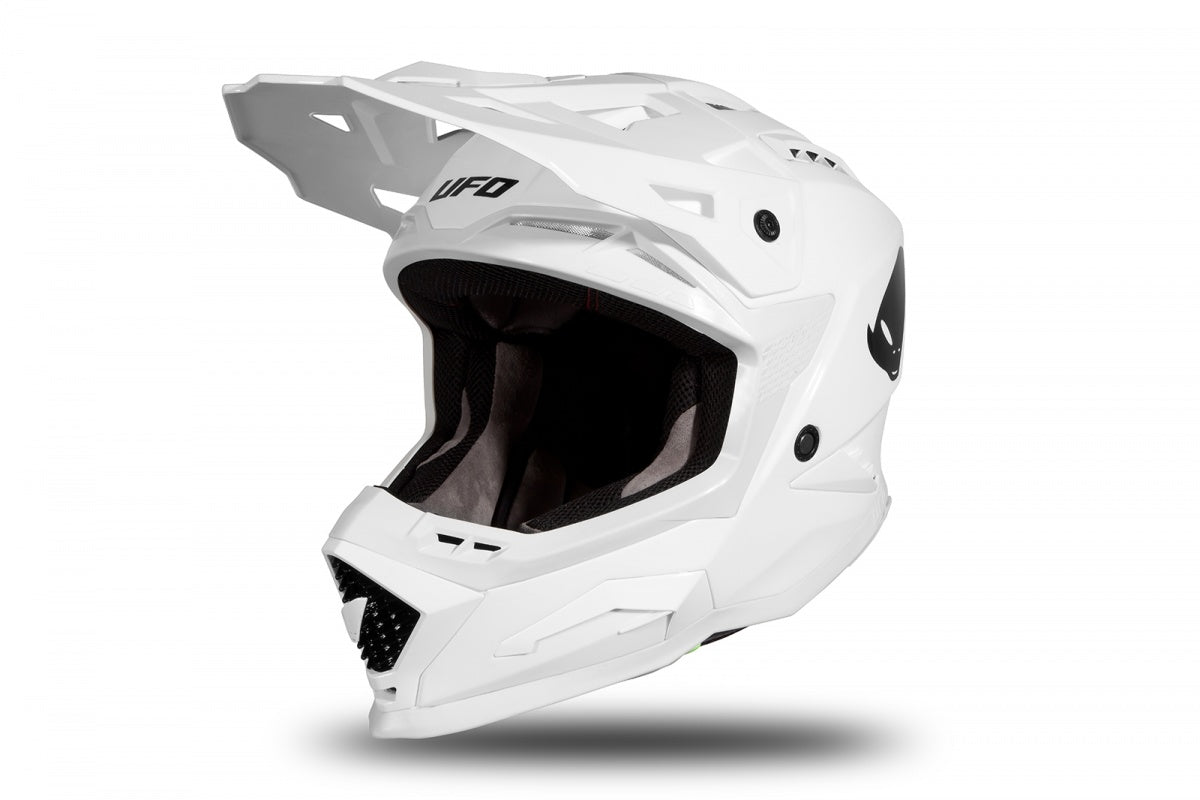 CASCO DE MOTOCROSS ECHUS BLANCO BRILLANTE