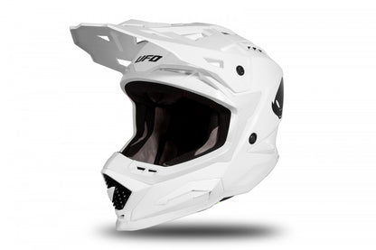 CASCO DE MOTOCROSS ECHUS BLANCO BRILLANTE