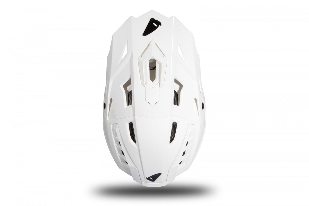 CASCO DE MOTOCROSS ECHUS BLANCO BRILLANTE